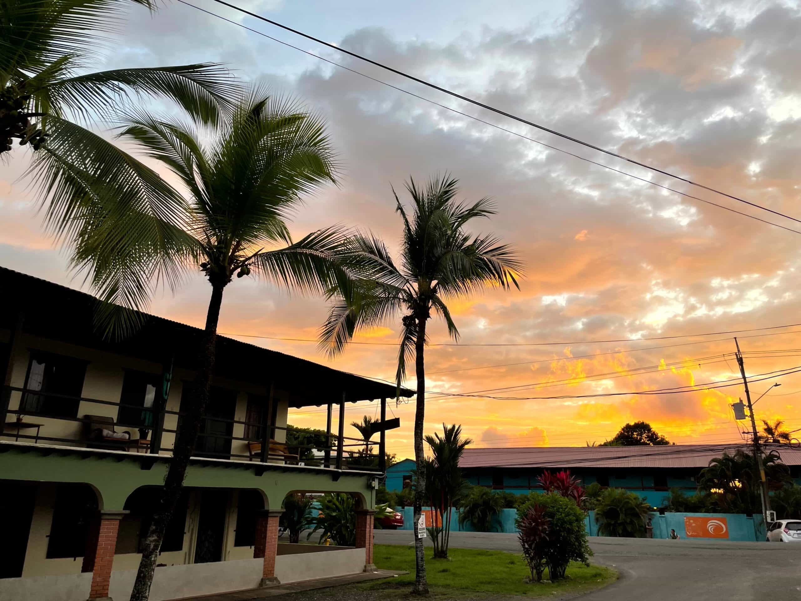 Jaco Costa Rica - Sunset in town