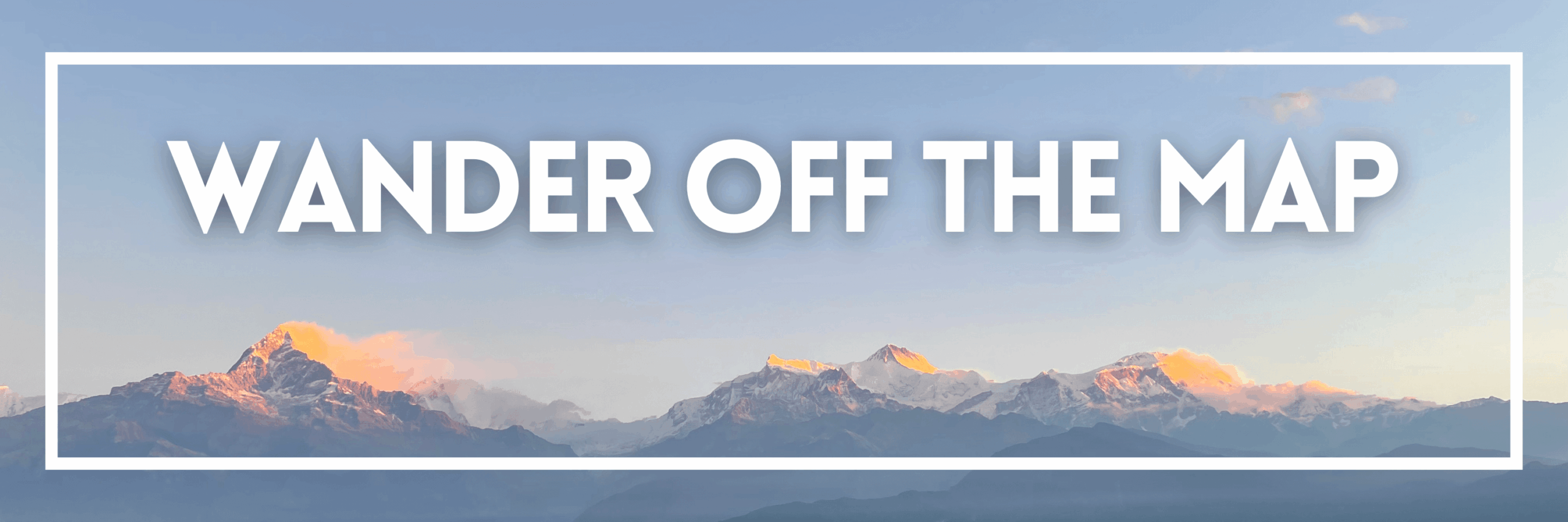 Wander off the Map Blog Banner