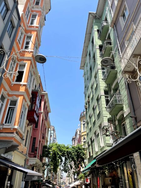 Istanbul - Colourful Street in Beyoğlu