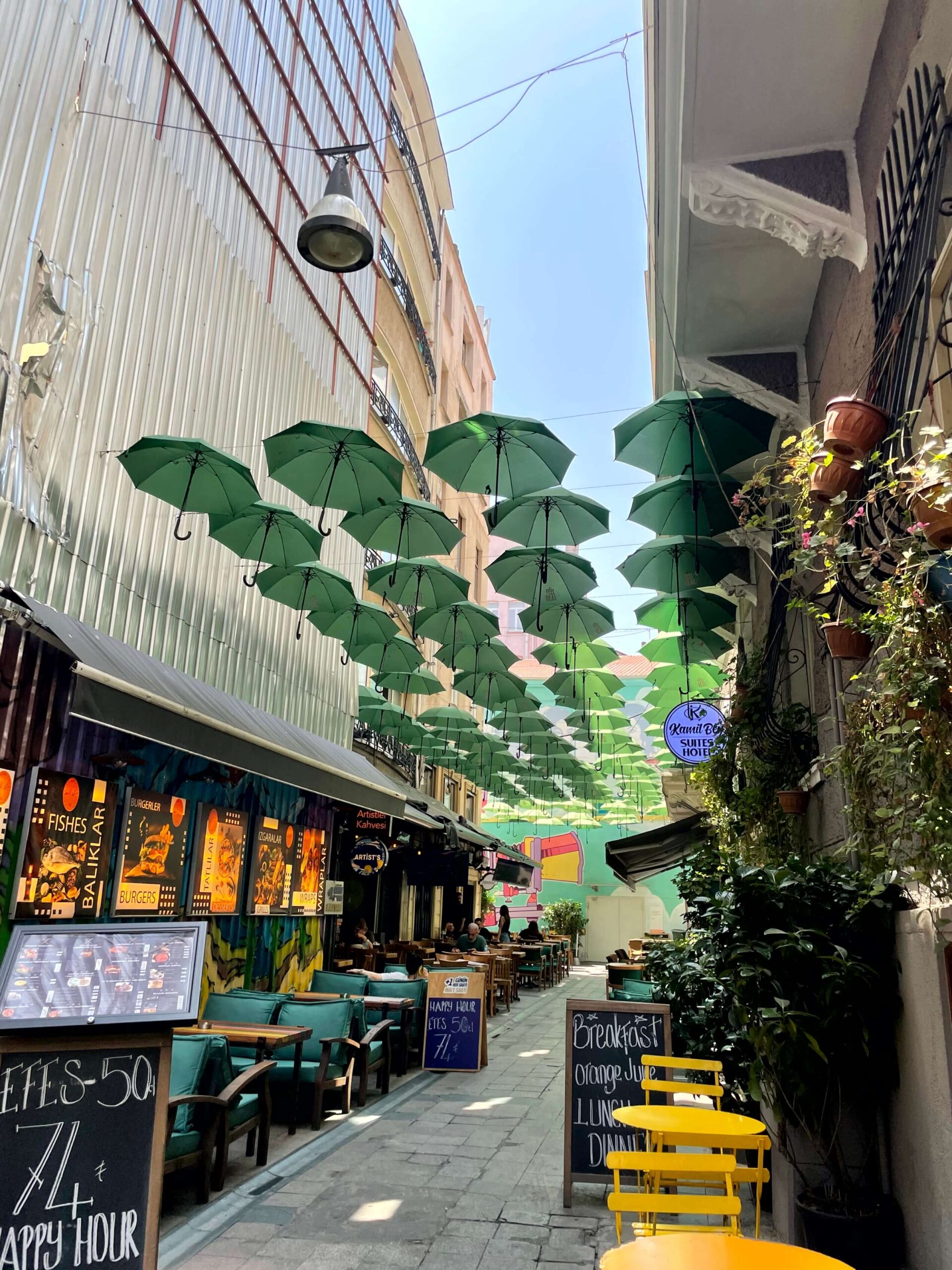 Istanbul - Umbrella Street