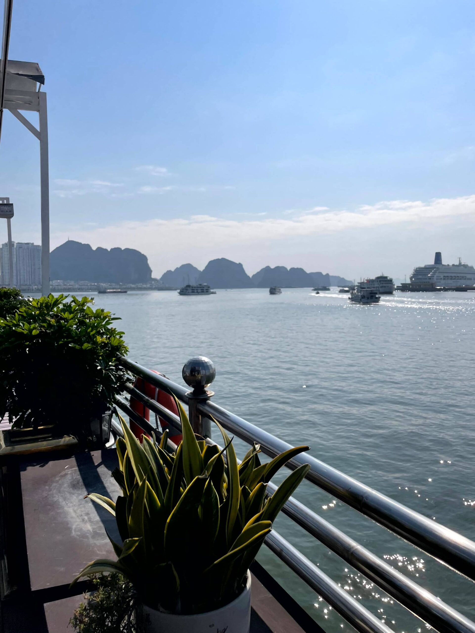 A view from the Athena Royal Cruise sundeck