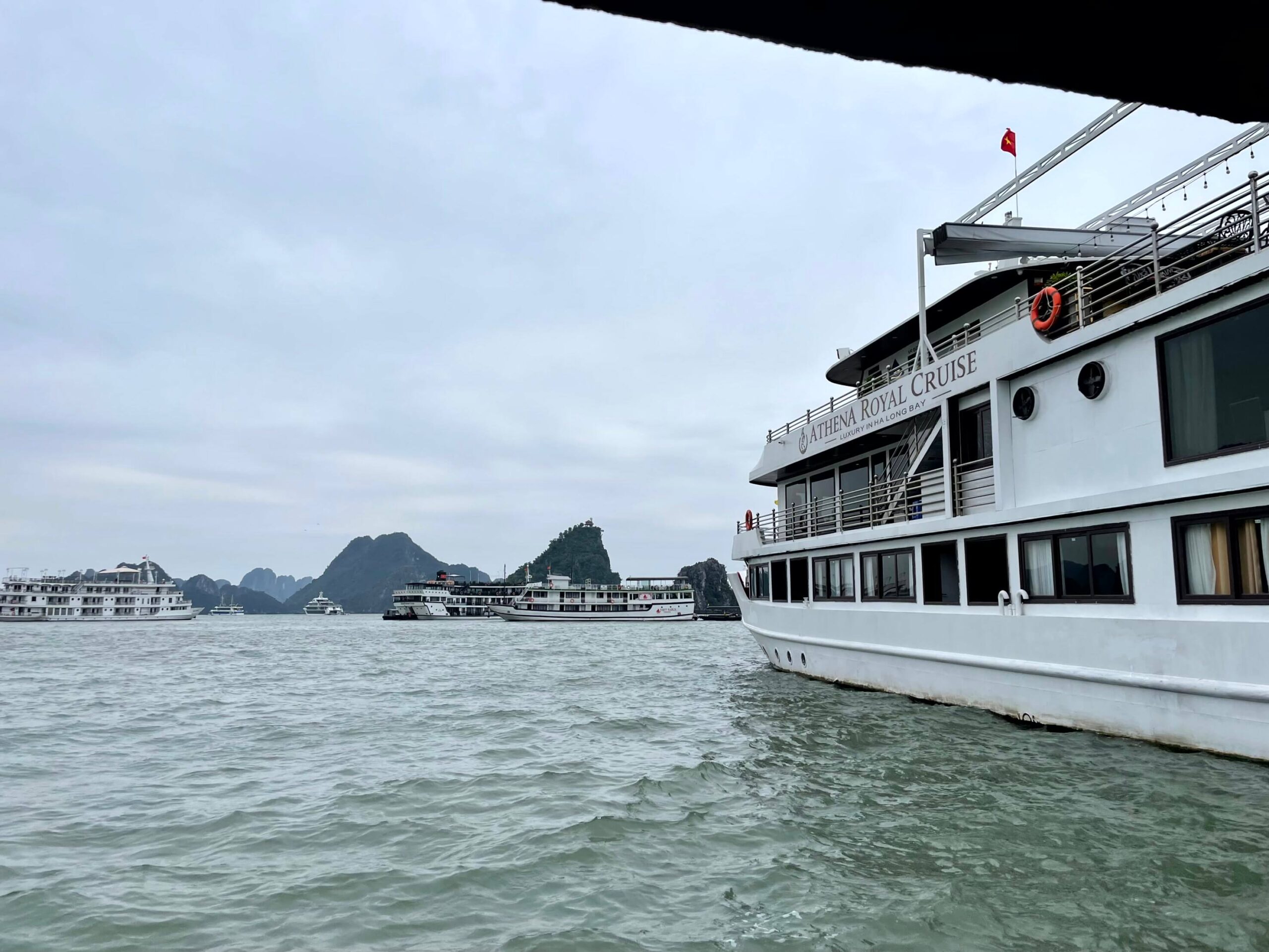 The Athena Royal Cruise ship which sails in Halong Bay