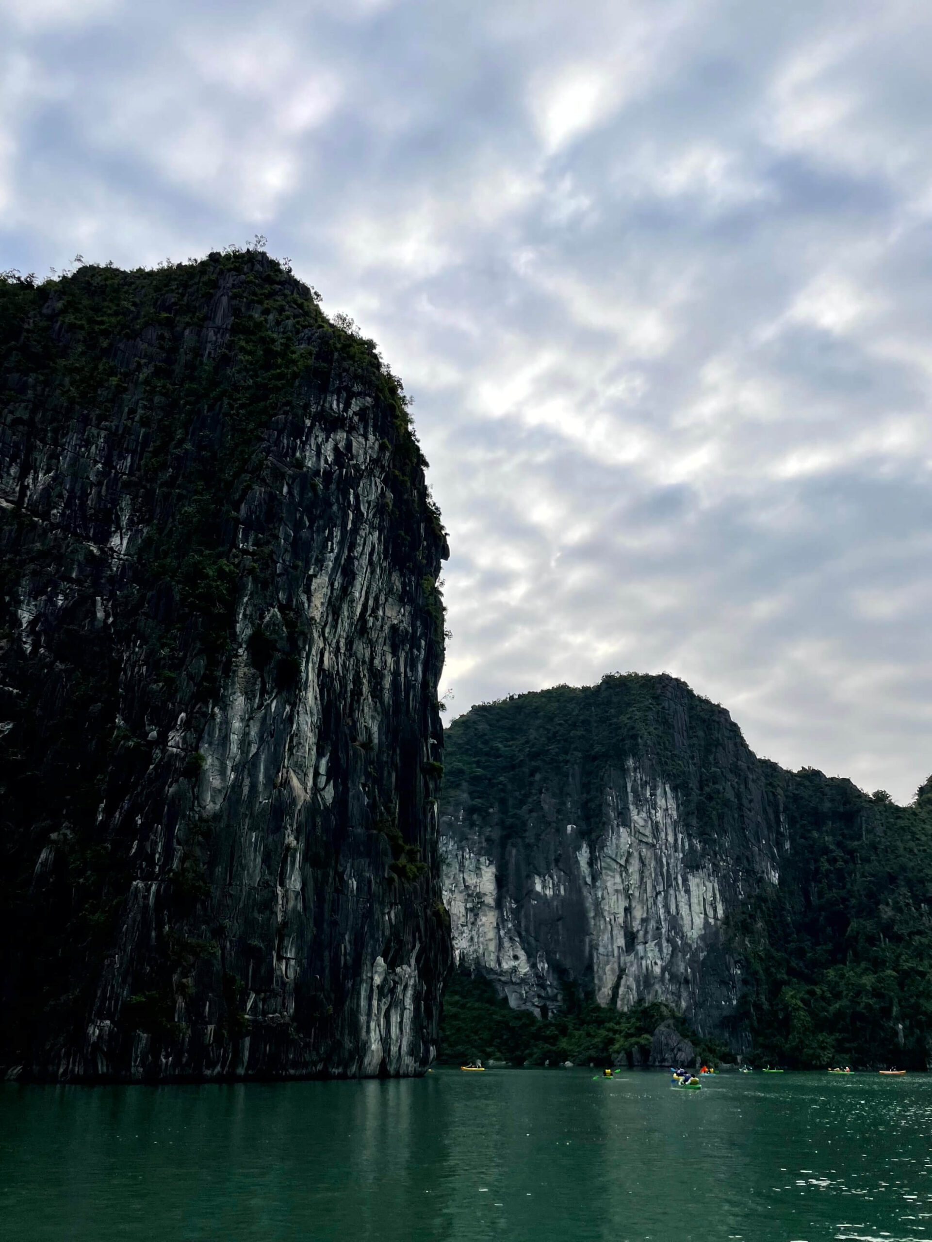 Kayaking at Luon Cave in Halong Bay