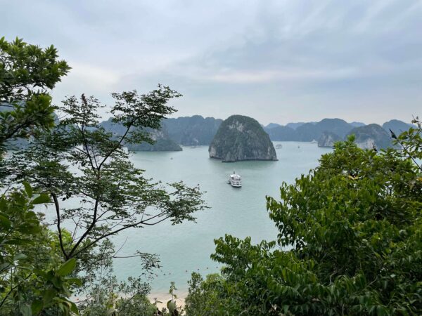 A view of Halong Bay from Ti Top Island lookout